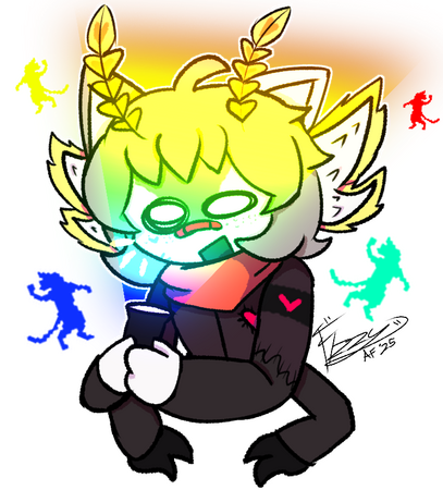 (2025) artfight attack on CITYSTREETFUNK featuring his oc lootbug