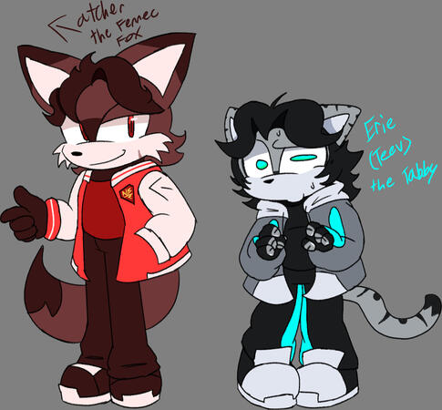 (2024) sonic versions of R4TCH3R and T33V from T33V-33