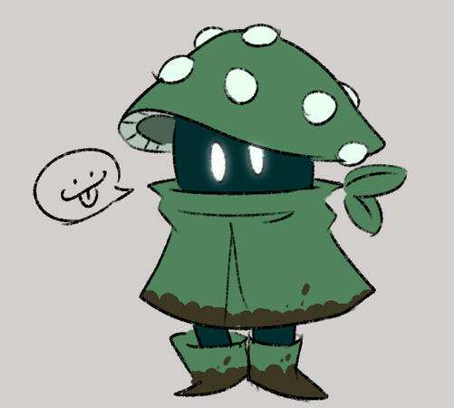 (2025) concept art for joomin featuring his little critter named agari