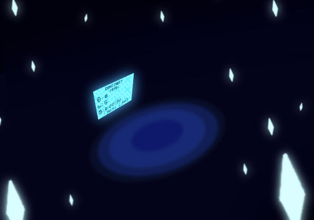 (2025) concept art for one of my sonic aus; idea was that this is a never-ending loading screen and the diamonds would lead to other universes