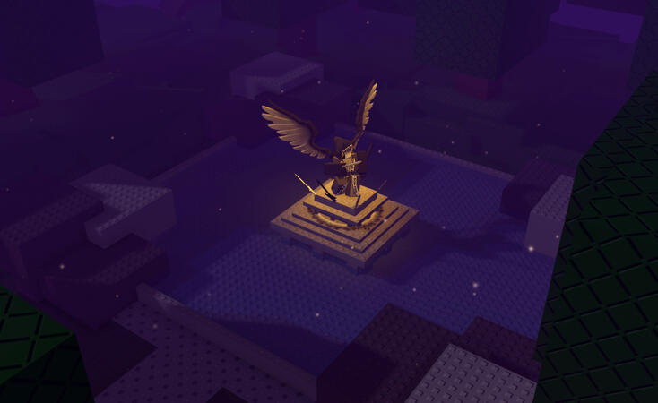 (2025) telamon statue that can be found in one of white void's subspaces