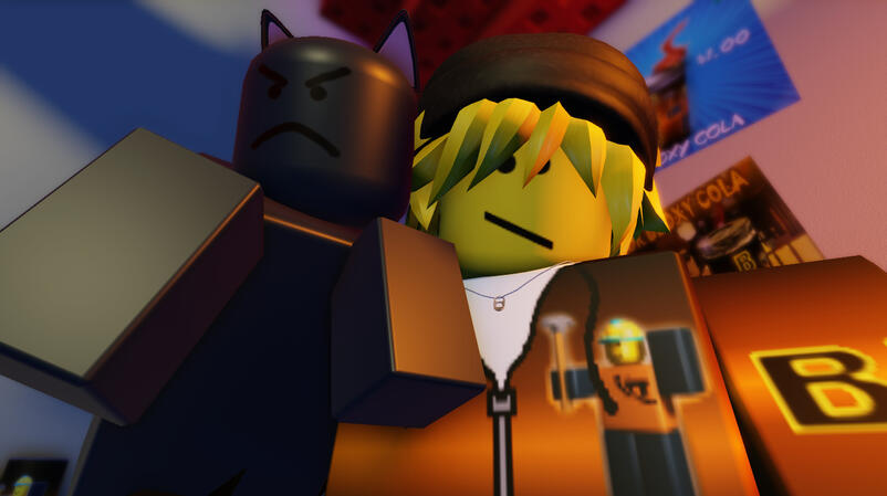 (2025) render of soda and his cat (again)